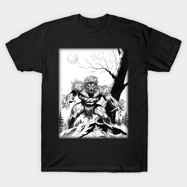 Werewolf T-Shirt by Paul_Abrams